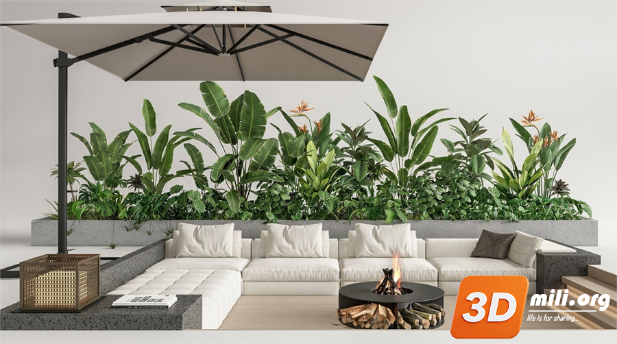 Outdoor Sofa Skp Files